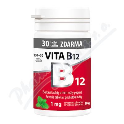 Vita B12 1mg zvykaci tbl.100+30