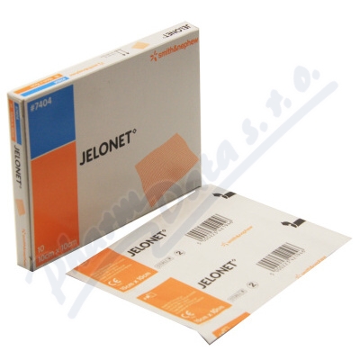 Jelonet krytí ster.s masti 10x10cm/10ks