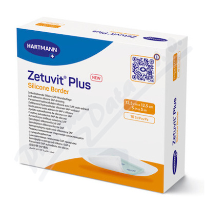 Zetuvit Plus Sil Bor 12,5x12,5cm P10