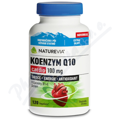 NatureVia Koenzym Q10 Card.100mg 120cps.