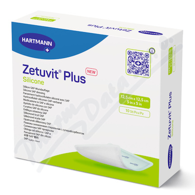 Zetuvit Plus Silic.12.5x12.5cm 10ks