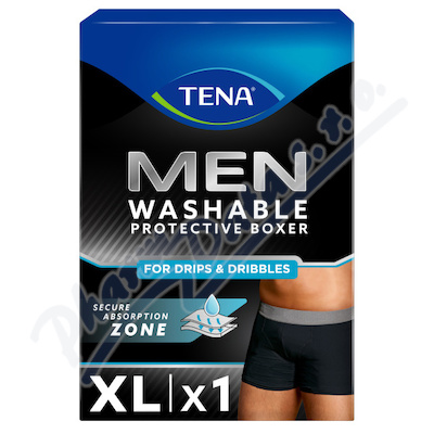 TENA Men Washab.Boxers XL cerne inko.3ks