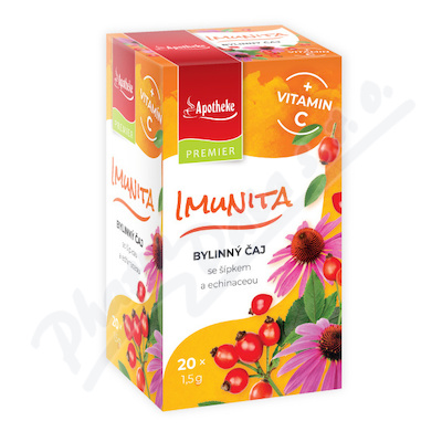 Imunita bylin.čaj+vitam.C 20x1.5g APOTHE