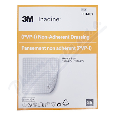 Inadine 5x5cm 25ks PO1481