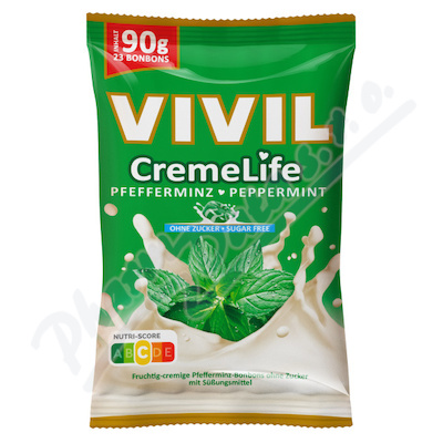 Vivil CremeLife peprmint b.cukr 90g 4746