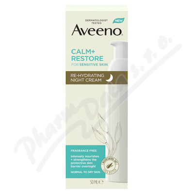 Aveeno Calm+Restore rehyd.noční kr.50ml