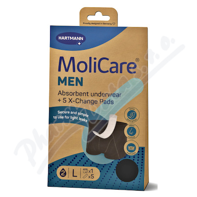 MoliCare MEN absorpč.prádlo L 1ks+vložky