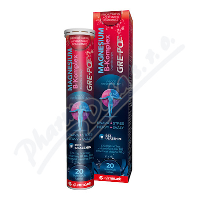 Magnesium B-komplex GRE-PO Gl.tbl.eff.20