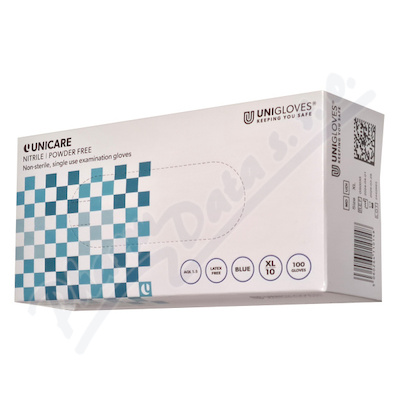 Rukavice nitril.bezpudr.Unicare XL 100ks