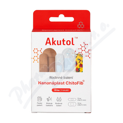 AKUTOL Nanonaplast ChitoFib Rod.bal.25ks