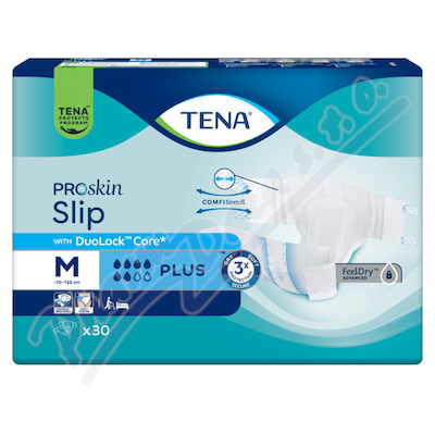 TENA Proskin Slip Plus M ink.30ks 710607