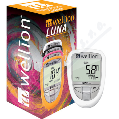 Wellion LUNA trio glukometr bily