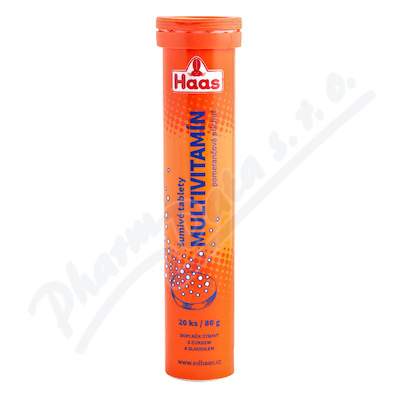 HAAS Multivitamin pomeranč šum.tbl.20