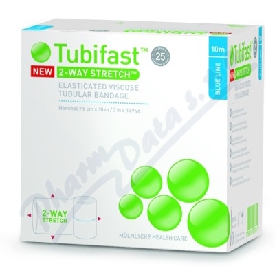 Tubifast Blue 10 2-way 7.5cmx10m/1ks