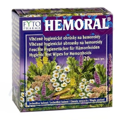 Hemoral vlhčené hyg. ubrousky