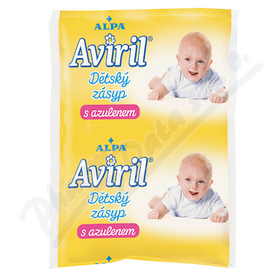 Aviril dětský zásyp s azulenem 100g sáč.