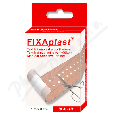 Fixaplast Classic 1mx8cm text.s polštář.