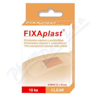 Fixaplast náplast CLEAR strip 10ks