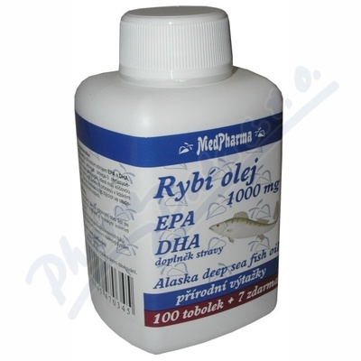 MedPh Rybí olej 1000mg+EPA+DHA 107tbl.