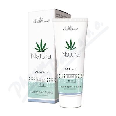 Cannaderm Natura 24 krém mastná pleť 75g