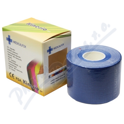 FOX MUSCLE TAPE-kinezio modrý 5cmx5m