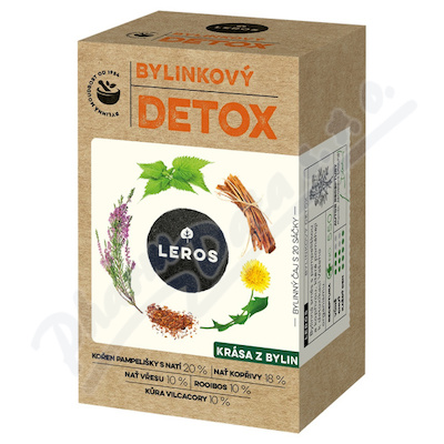 LEROS Bylinkový detox čaj 20x1.5g