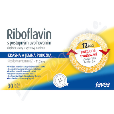 FAVEA Riboflavin tbl.30 s post.uvolňov.