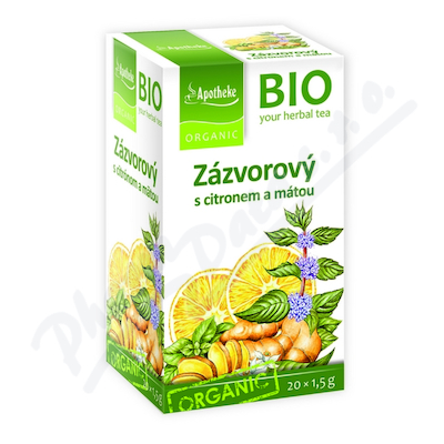 Čaj BIO Zázvor citr.a mát.2x1.5 Apotheke