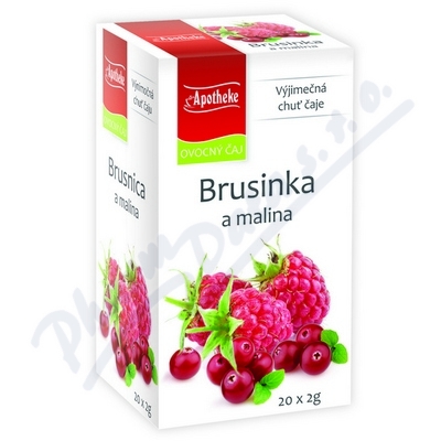 Čaj Brusinka a malin.20x2g n.s.APOTHEKE