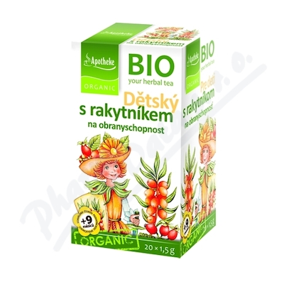 Čaj BIO Dětský rakytník 20x1.5g APOTHEKE