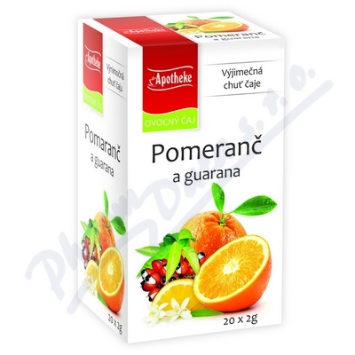 Čaj Pomeranč a guarana 20x2g APOTHEKE