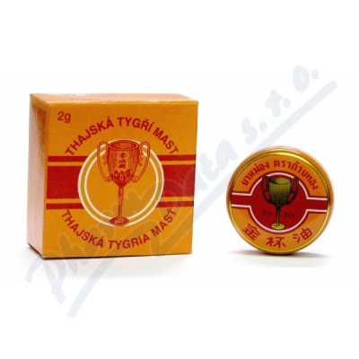 Thajská tygří mast Golden Cup balm 2g